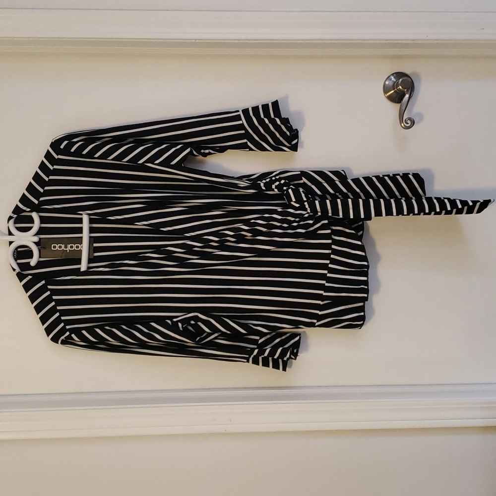 Boohoo wrap shirt